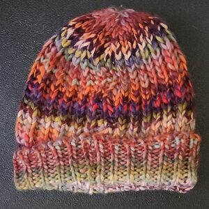 Multicolor Knit Beanie for Women
